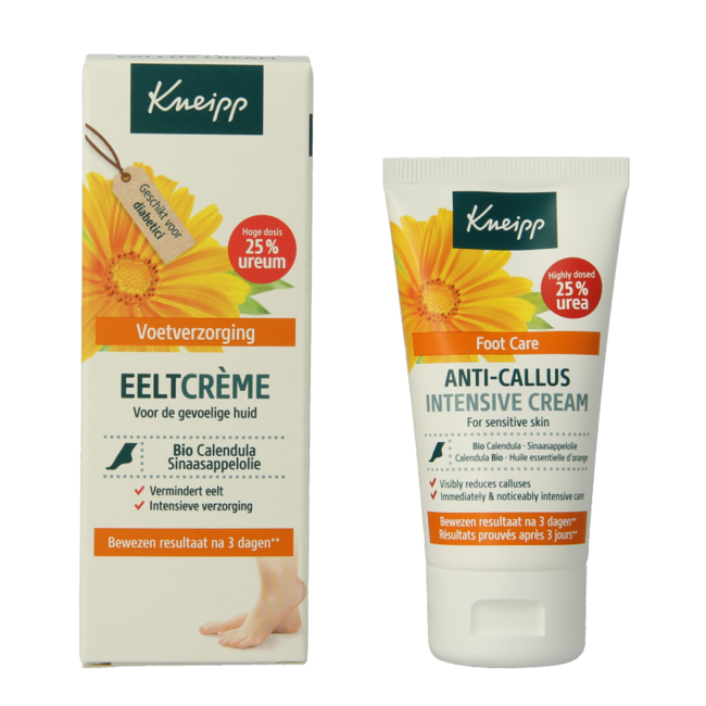 Kneipp Fußpflege Hornhautcreme Ringelblume Orangenöl 50 Milliliter