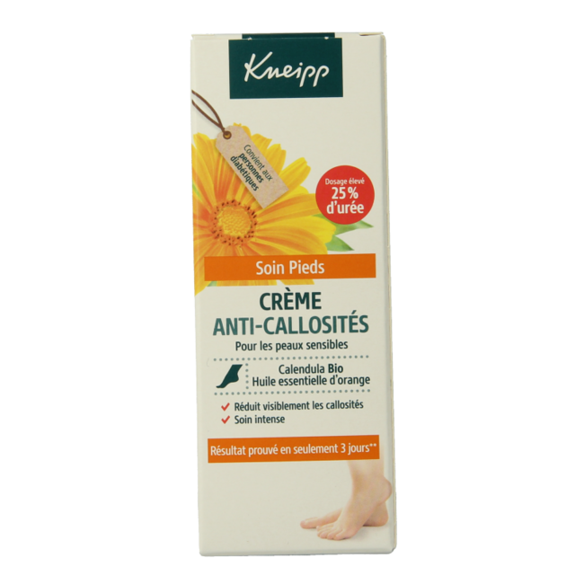 Kneipp Crème anti-callosités calendula et huile d'orange 50 ml