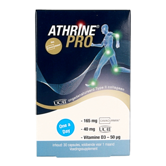 Athrine Athrine PRO - UC-II, Cavacurmin y Vitamina D3 30 Cápsulas