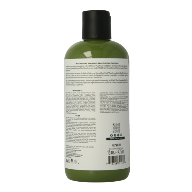Petal Fresh Champú semilla de uva y aceite de oliva 475 mililitros