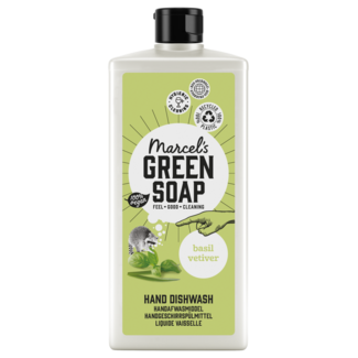 Marcel's Green Soap Detergente lavavajillas albahaca y vetiver 500 Mililitros