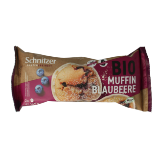 Schnitzer Schnitzer Muffin blueberry gluten-free organic 140 Gram