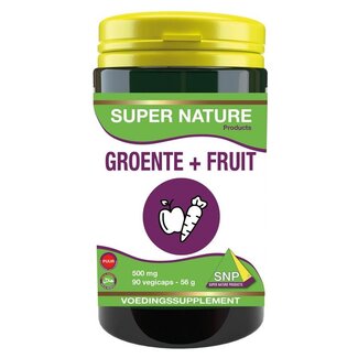 SNP SNP Verduras y frutas 500mg puro 90 Cápsulas vegetarianas