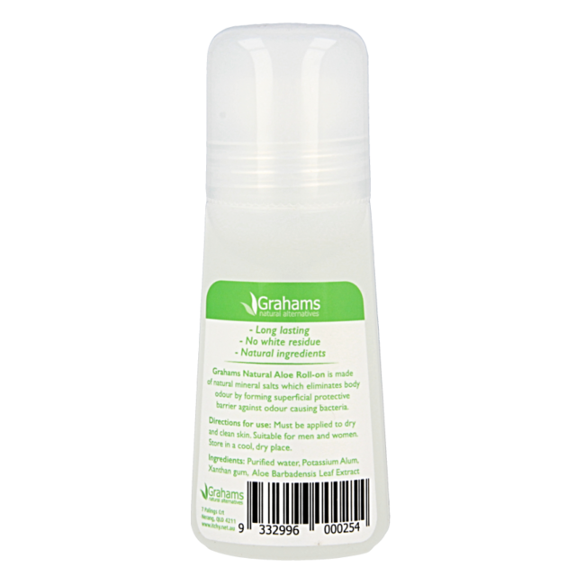 Grahams Deodorant mineral aloe 65 Milliliter
