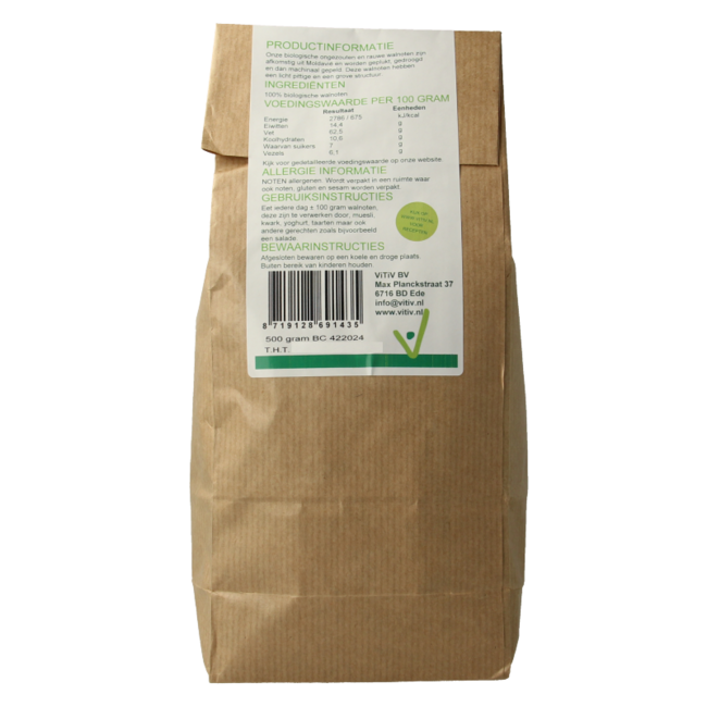 Walnoten bio 500 Gram