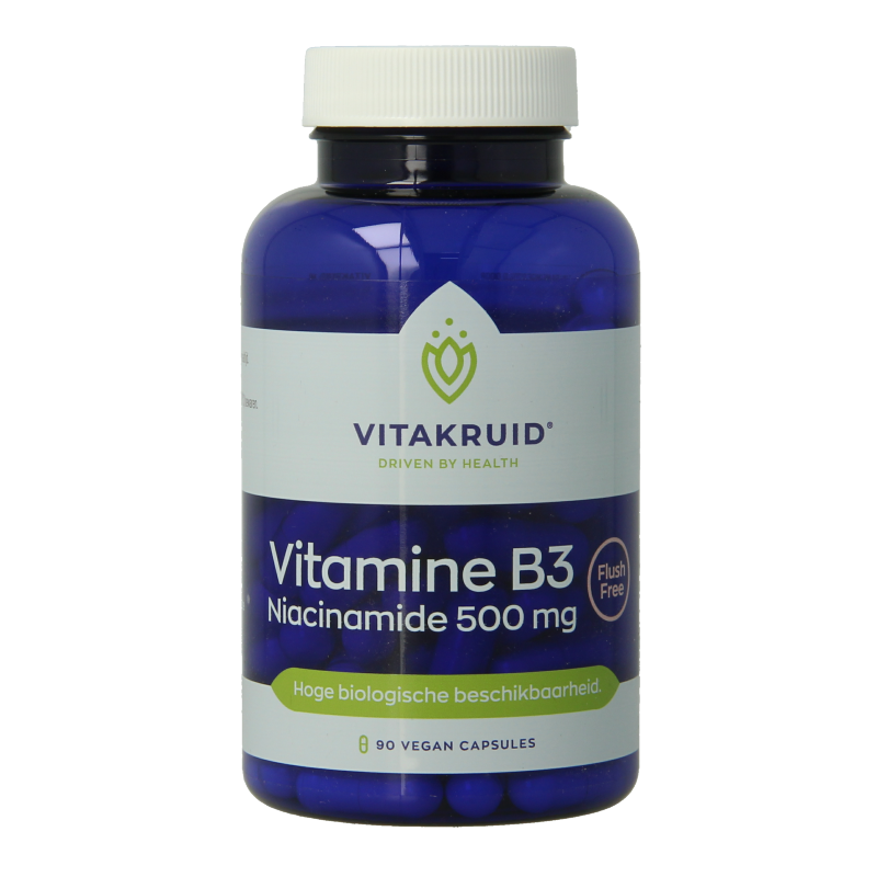 Vitakruid Vitamina B3 Niacinamide 500 mg - Senza Flush