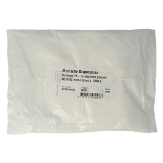 Softhand Softhand Onderzoekshandschoen soft polyester heren 100 Stuks