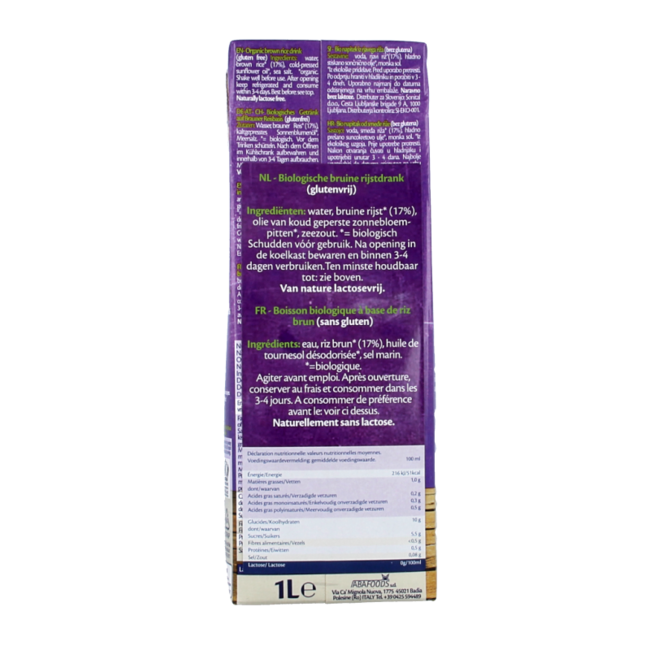 Isola Bio Just Vollkornreis Bio 1 Liter