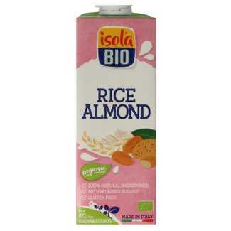 Isola Bio Isola Bio Organic Almond Rice Drink 1 Litre