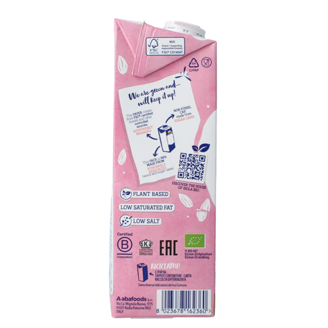Isola Bio Amandeldrank bio 1 Liter