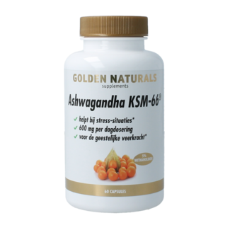 Golden Naturals Ashwagandha KSM-66 60 Capsule Vegetali