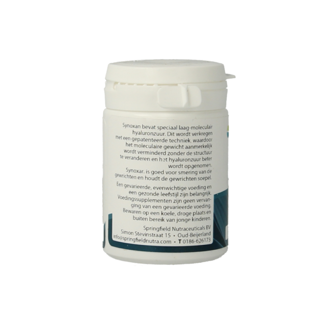 Springfield Synoxan ácido hialurónico bajo peso molecular 70 mg 60 cápsulas blandas