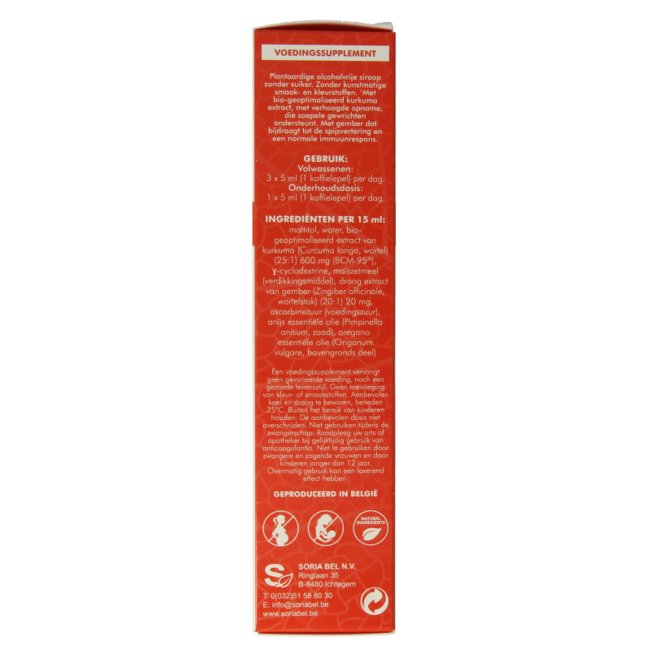 SoriaBel Curcumin sirop 200 ml