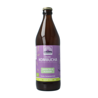 Mattisson Kombucha Grüntee Blüte Bio 500 Milliliter