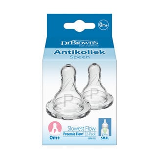 Dr. Brown's Teat standard neck bottle premature 2 pieces