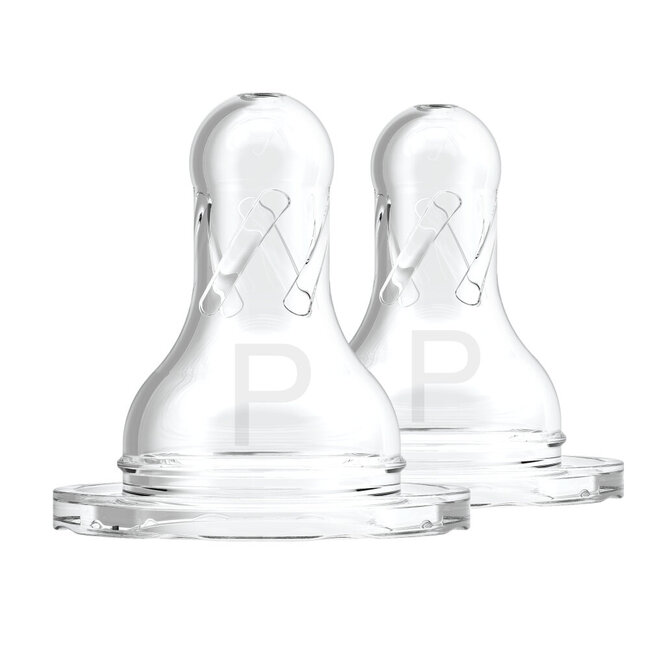 Teat standard neck bottle premature 2 pieces