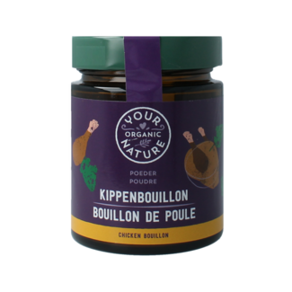 Your Organic Nature Poudre de bouillon de poulet clair sans levure bio 110 grammes