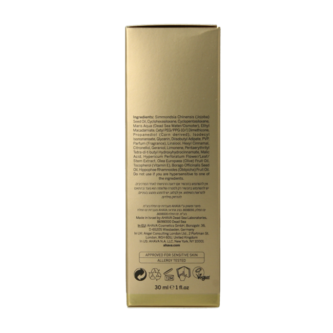 Ahava Dead Sea Crystal Osmoter sérum facial 30 mililitros