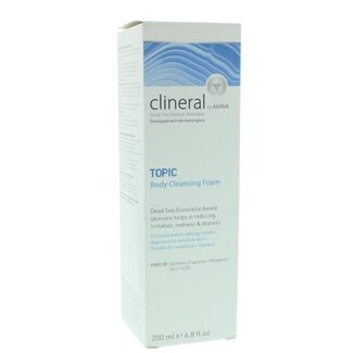 Ahava Ahava Clineral topic schiuma detergente corpo 200 Millilitri