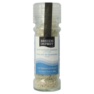 Breizh Import Coarse dried Celtic sea salt grinder 85g