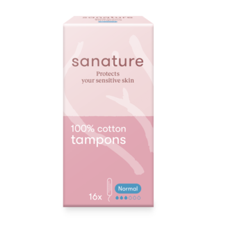 Sanature Tampony normalne 16 sztuk