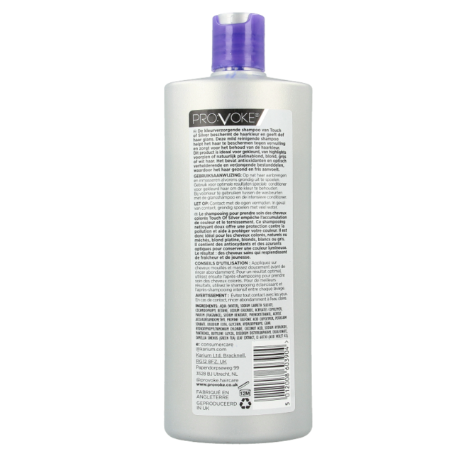Provoke Shampoo Touch of Silver Farbpflege 400 Milliliter