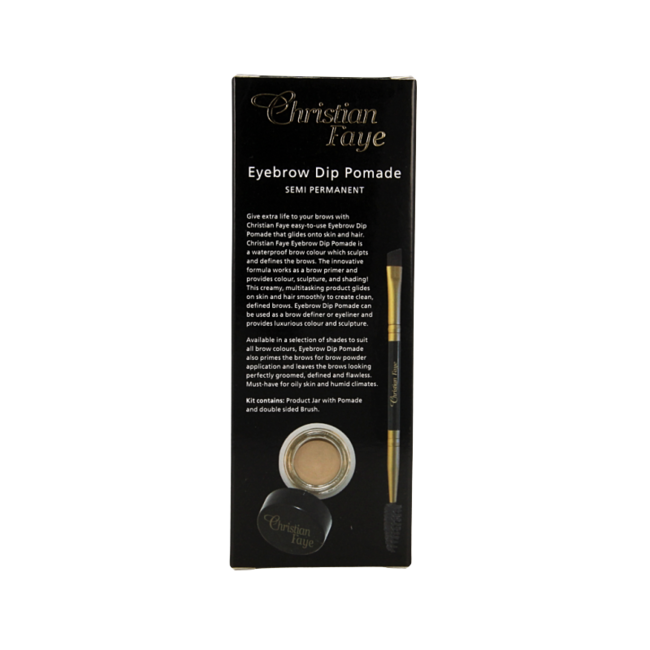 Christian Faye Pomata per Sopracciglia Dip Taupe 4.5 Grammi