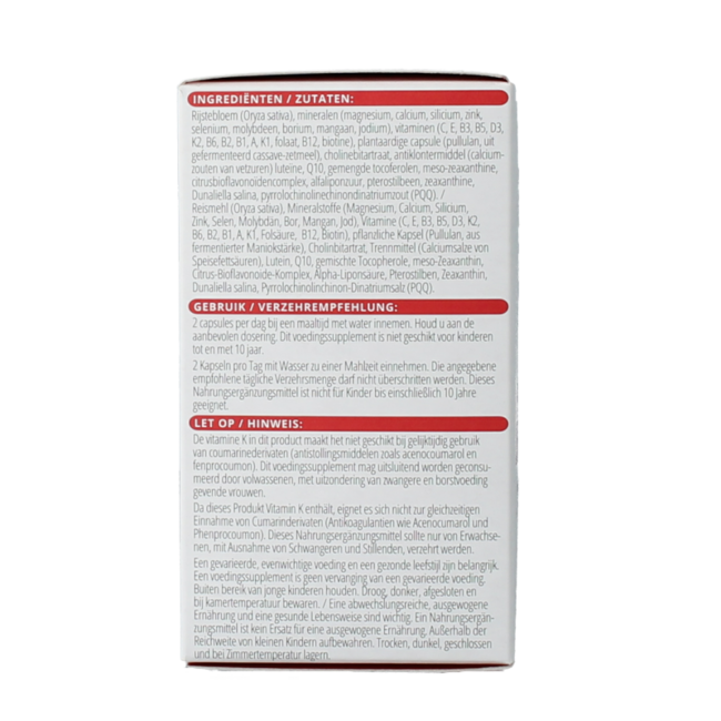 Elke dag 50+ cápsulas 60 Cápsulas