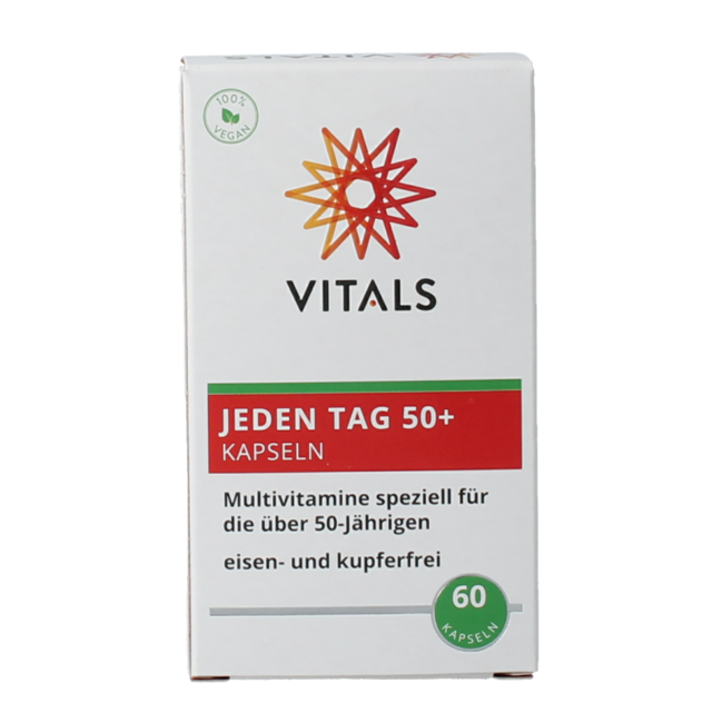 Elke dag 50+ cápsulas 60 Cápsulas