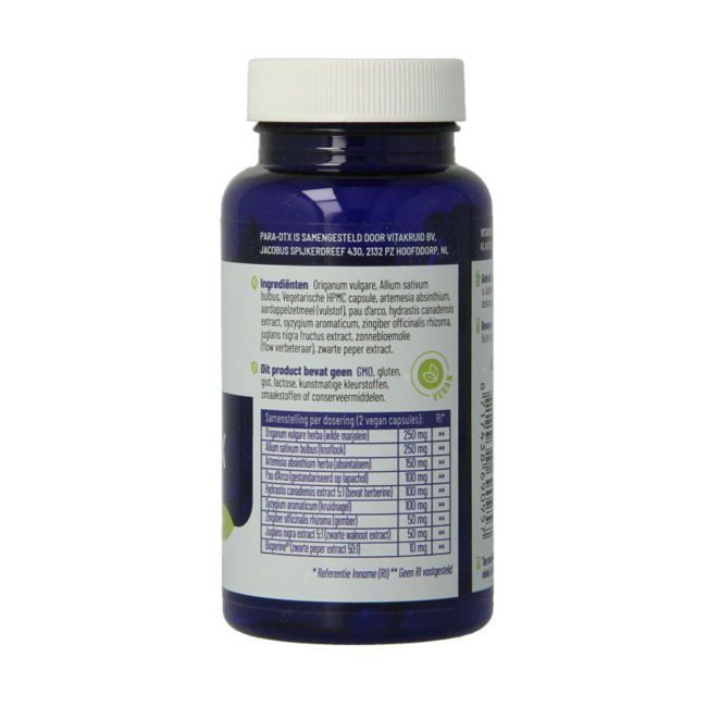 PARA DTX Herbal Formula incl. Oregano & Garlic 60 Vegetarian capsules