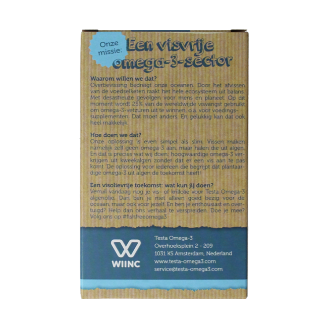 Omega 3 aceite de algas 300mg DHA + 150mg EPA vegano 45 cápsulas blandas