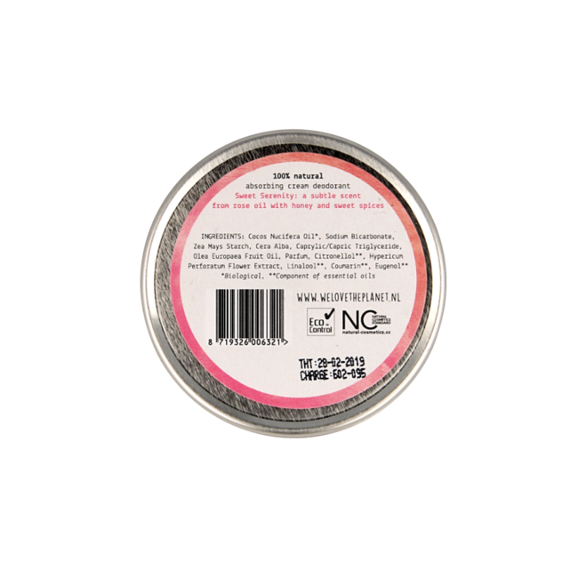 We Love The Planet Déodorant 100 % naturel Sweet Serenity 48 g