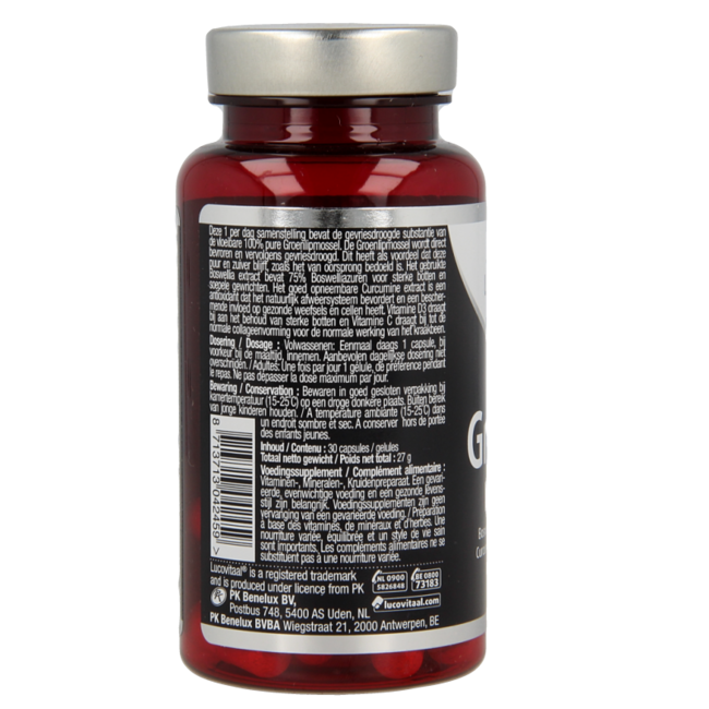 Lucovitaal Green-lipped Mussel Complex 30 Capsules