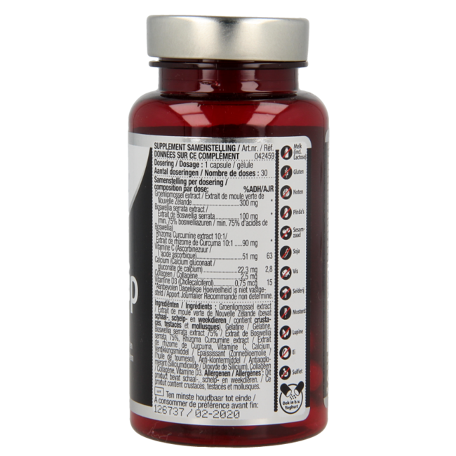 Lucovitaal Complesso di Cozza dalle Labbra Verdi 30 Capsule