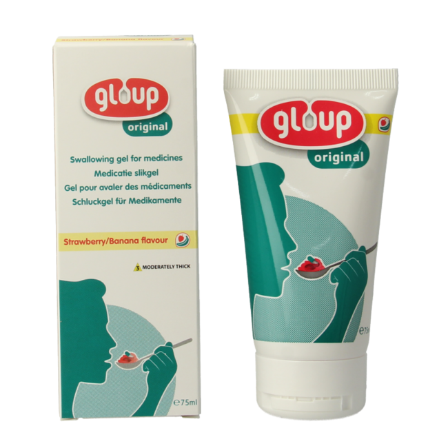 Gloup Original gel per l'assunzione di farmaci fragola e banana 75 Millilitri