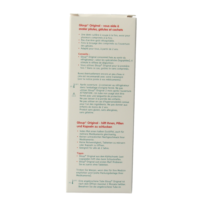 Gloup Original gel d'aide à la déglutition fraise banane 75 ml