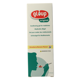 Gloup Original gel para la ingesta de medicamentos fresa plátano 150 mililitros