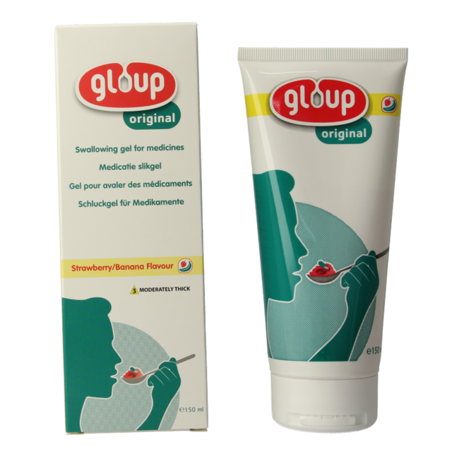 Original Medikamenteneinnahmegel Erdbeere Banane 150 ml