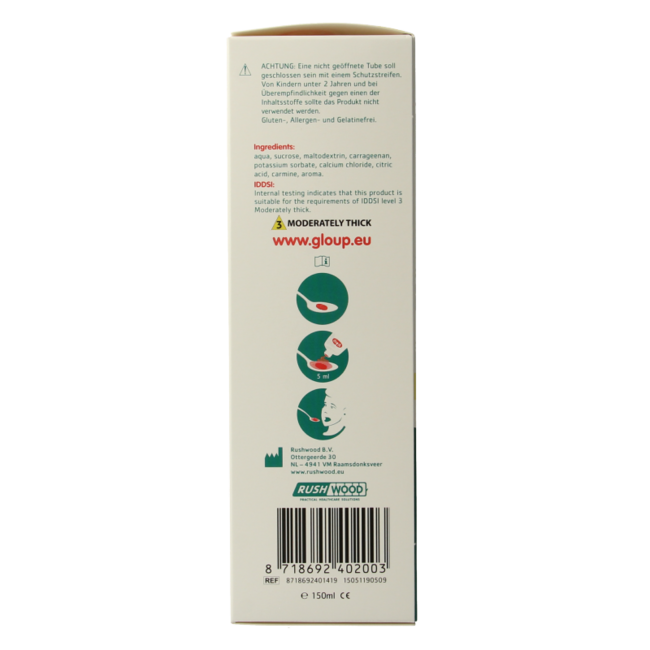 Gloup Original gel para la toma de medicamentos sabor fresa plátano 150 ml