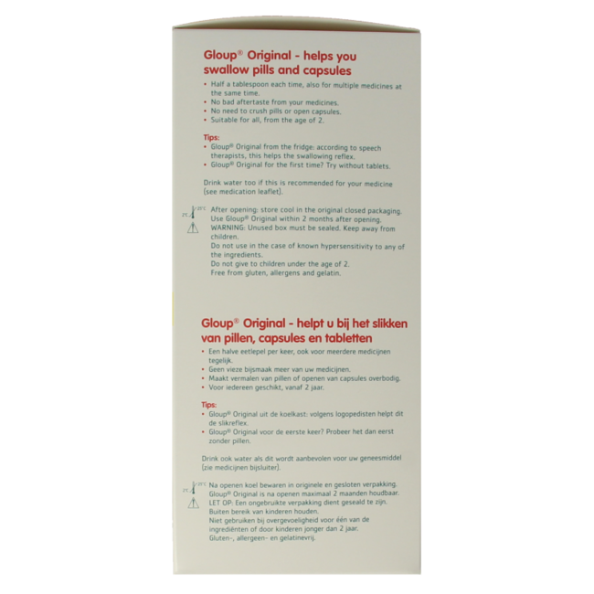 Gloup Original gel pour la prise de médicaments fraise banane 500 ml