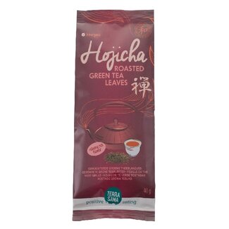 TerraSana TerraSana Hojicha roasted green tea leaves organic 40 Gram