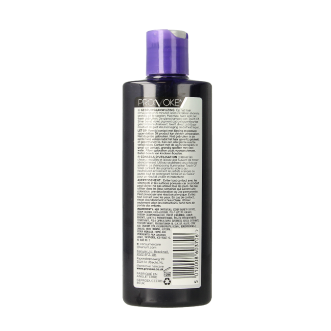 Provoke Champú touch of silver brightening 200 mililitros