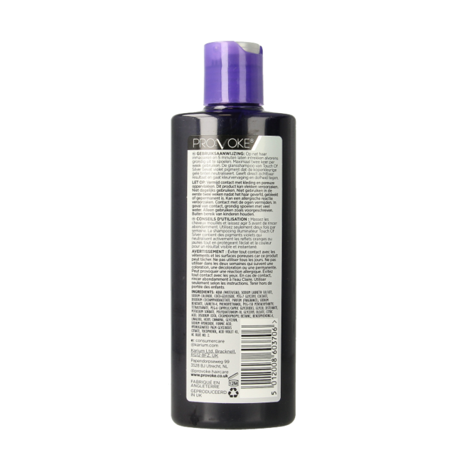 Shampoo Provoke Touch of Silver Illuminante 200 Millilitri
