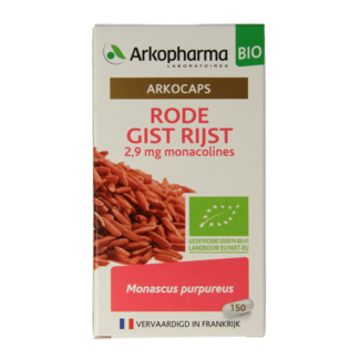 Arkocaps Arroz de levadura roja bio 150 cápsulas