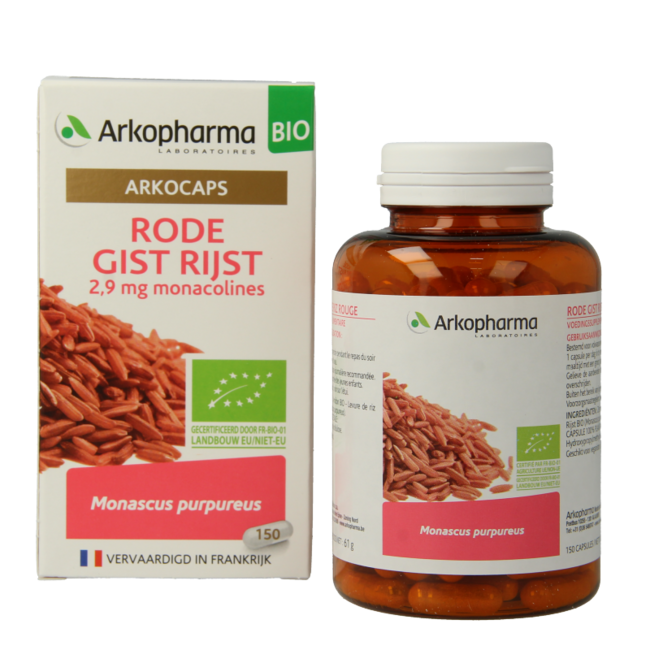 Rode gist rijst bio 150 kapsułek