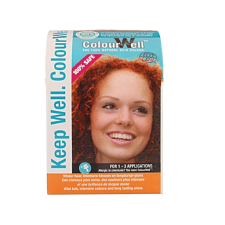 Colourwell Colourwell 100% Tinta per capelli naturale rosso rame 100 Grammi