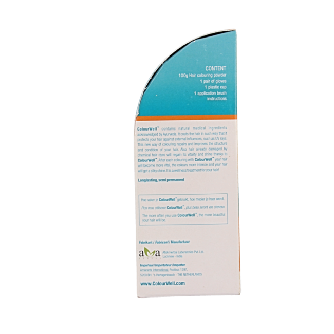 Colourwell Coloration capillaire 100 % naturelle rouge cuivré 100 g