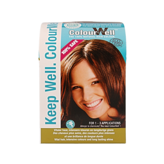 Colourwell Coloration capillaire 100 % naturelle châtain 100 g