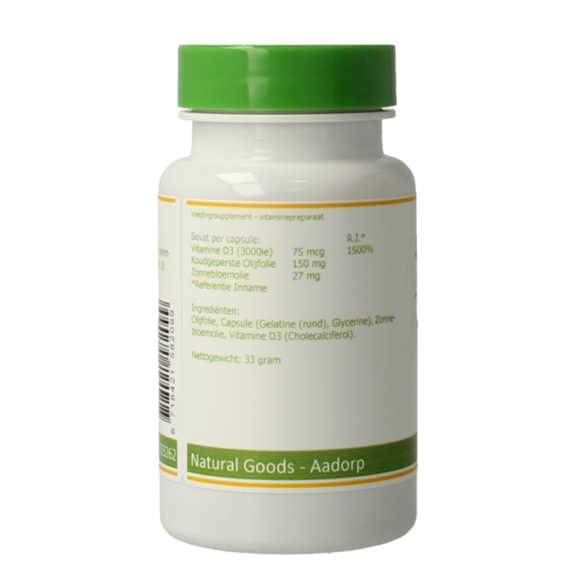 Vitamin D3 3000 IE/75 µg 120 Kapseln