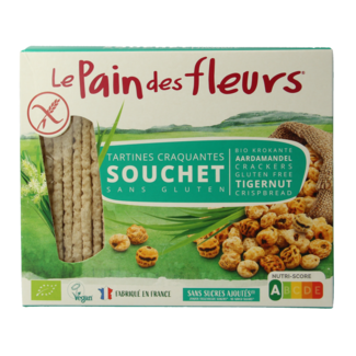 Pain Des Fleurs Crujientes crackers bio con chufa bio 150 Gramos